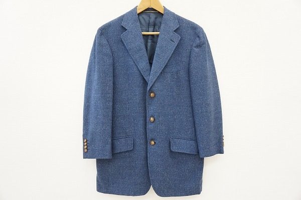 人気の麻混素材!エトロのメンズジャケットを買い取りました