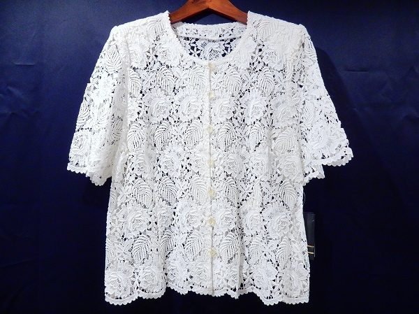 エレガントな肌見せで女性らしく、レリアンのレースカーディガンを買取いたしました