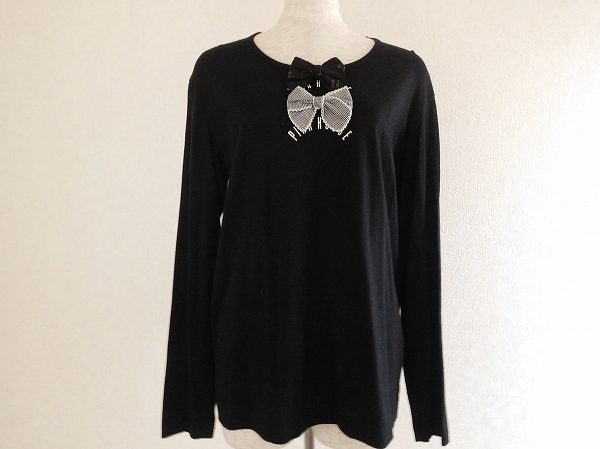 可愛いリボンつき！ピンクハウスの長袖カットソーを買い取りました