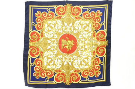 ゴージャスで力強いエルメスのスカーフを買取いたしました