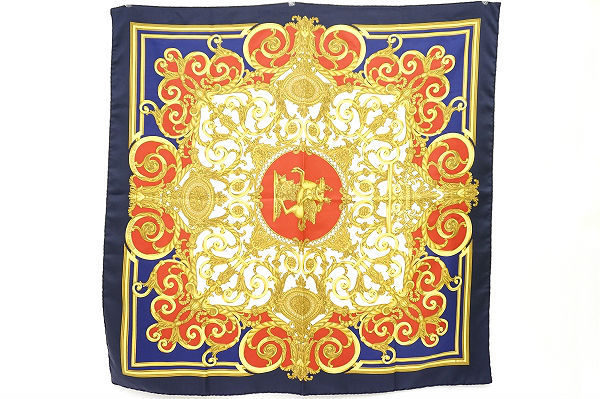 ゴージャスで力強いエルメスのスカーフを買取いたしました