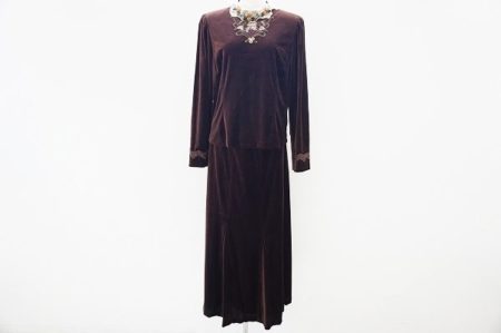 トレンドのベロアでエレガントに。ノンノンドールのセットアップを買取いたしました