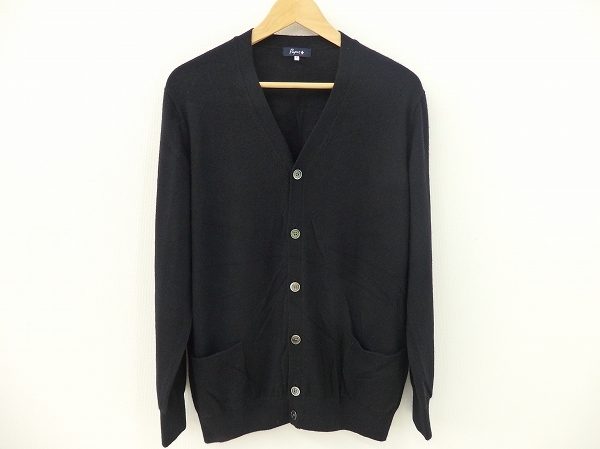 カシミヤの柔らかな風合いを味わえるパパスのカーディガンを買取いたしました