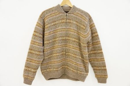 ほっこりするようなパパスのニットブルゾンを買取いたしました