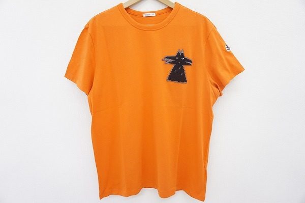 あざやかオレンジで憂鬱な日を吹き飛ばす！モンクレールのTシャツを買い取りました