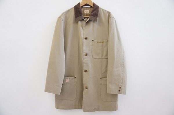 ワーク風のデザインで20代の方にもおすすめ！パパスのジャケットを買い取りました
