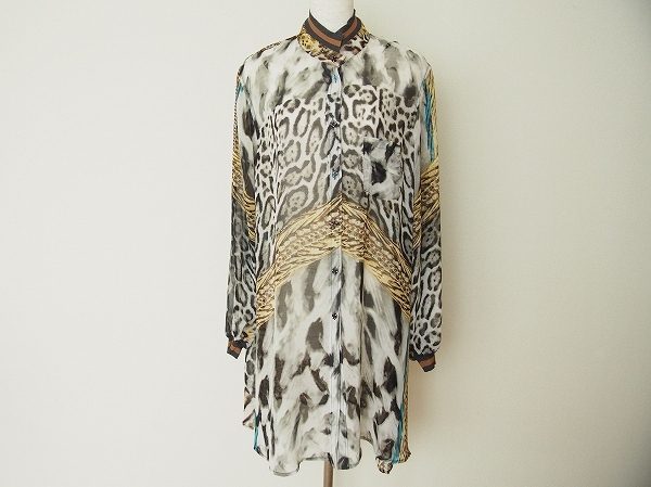 ミックス柄で人と違うおしゃれを！伊太利屋のロング丈ブラウスを買い取りました