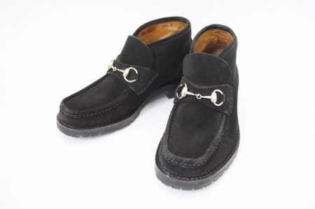 クラシカルエレガントで寒い時期に活躍する、グッチのチャッカブーツを買取いたしました