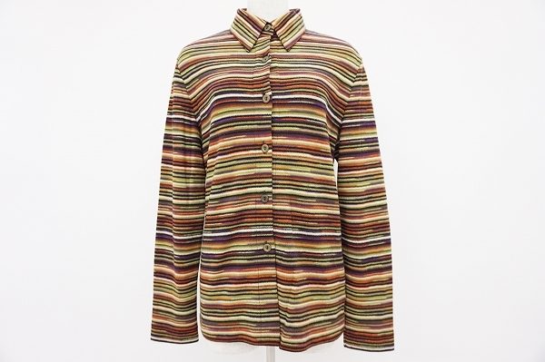 大人な雰囲気のマルチボーダーデザイン、ミッソーニのカットソーを買取いたしました