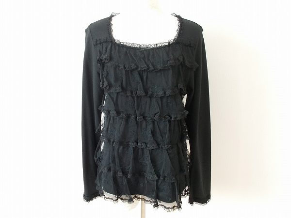 スイートに着こなしたいピンクハウスのフリルカットソーを買い取りました