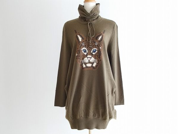 伊太利屋のカシミア混ハイネックニットをお譲りいただきました