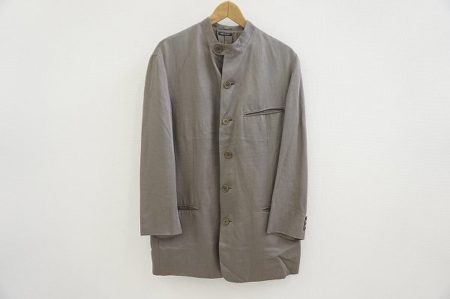 男気のあるコーディネートが叶うジョルジオアルマーニのマオカラージャケットを買い取りました