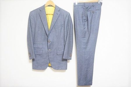 暖かいカシミア混！イセタンメンズが手がけたシングルスーツをお譲りいただきました