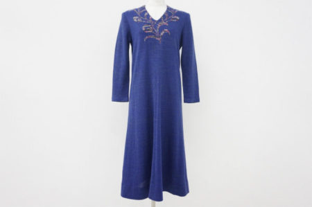 斉藤都世子のエキゾチックなニットワンピースをお譲りいただきました