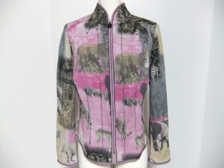 美しいカラーとアニマル達がマッチ！伊太利屋のジャケットを買取いたしました