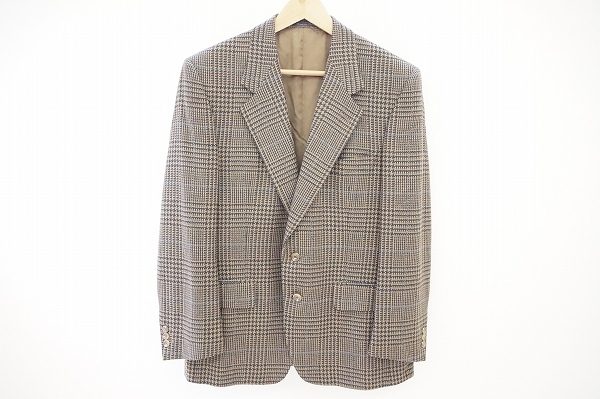 エルメネジルドゼニアのチェック柄ジャケットをお譲りいただきました