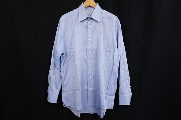 凛として一枚でも様になるエルメスのシャツを買取いたしました