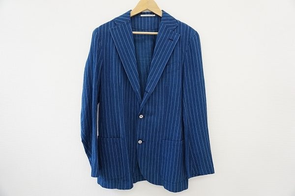 タキザワシゲルの粋なストライプ柄ジャケットを査定しました