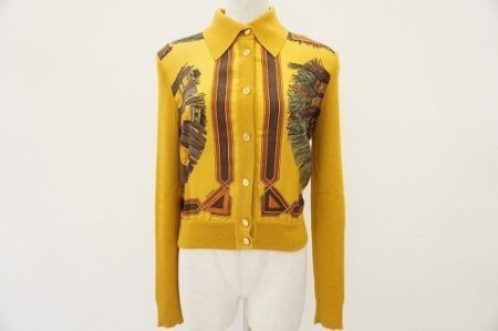 エルメスらしい大柄が素敵！エルメスのカーディガンを買取いたしました