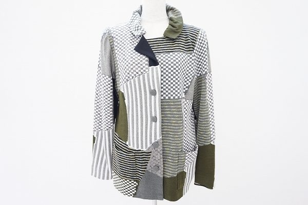 パッチワークが魅力の斉藤都世子のジャケットを買取いたしました