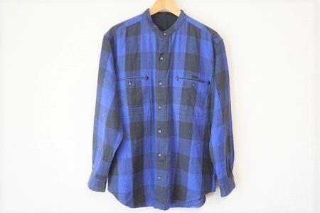 大柄チェックでも上品に着られるパパスのシャツを買取いたしました