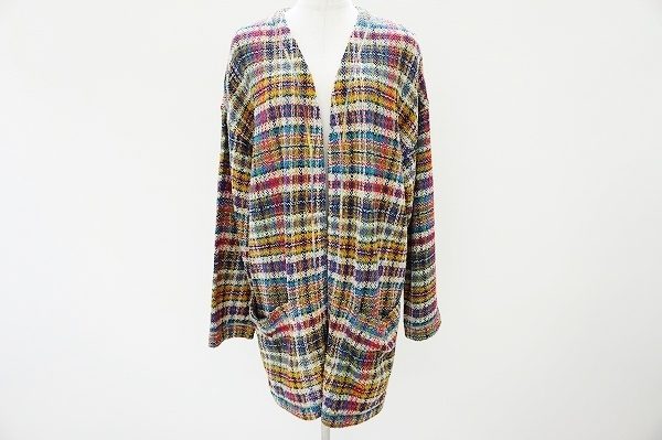 ミッソーニの色あざやかなニットカーディガンを買い取りました
