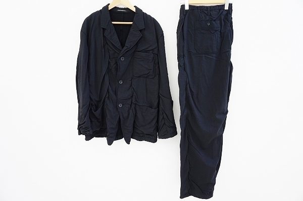 ヨウジヤマモトのしわ加工スーツを買い取りました