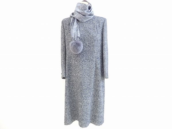 可愛いストールつき！ジュンアシダのニットワンピースを買い取りました