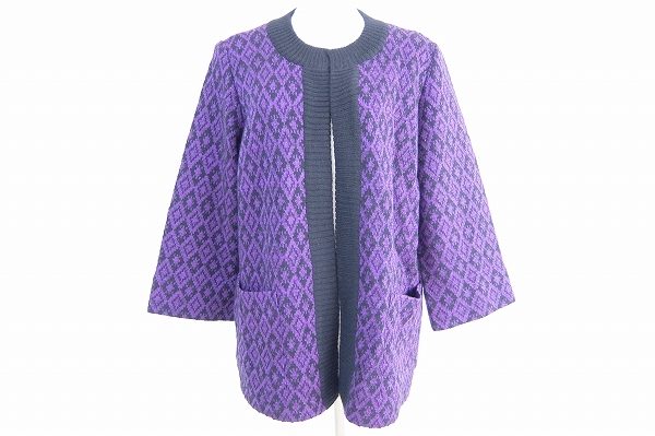 ジャケット感覚で使える、斉藤都世子のカーディガンを買取いたしました