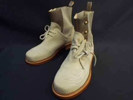 人気のベージュ系！ナンバーナインのサイドゴアブーツを買い取りました