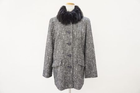 レリアンのファーつきアルパカ混コートを買い取りました