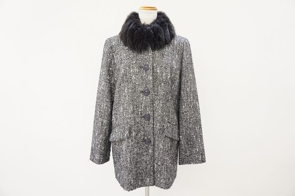 レリアンのファーつきアルパカ混コートを買い取りました