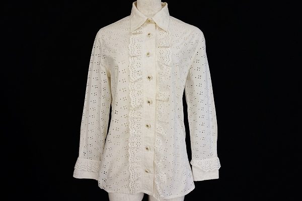 甘くなりすぎないレースデザイン、シャネルのシャツを買取いたしました