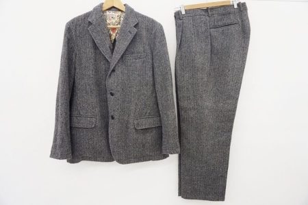 上品なヘリンボーン！カールヘルムのスーツをお譲りいただきました