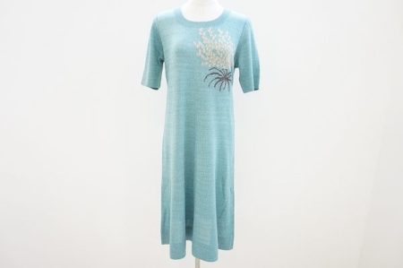 爽やか綺麗な斉藤都世子のワンピースを買取いたしました