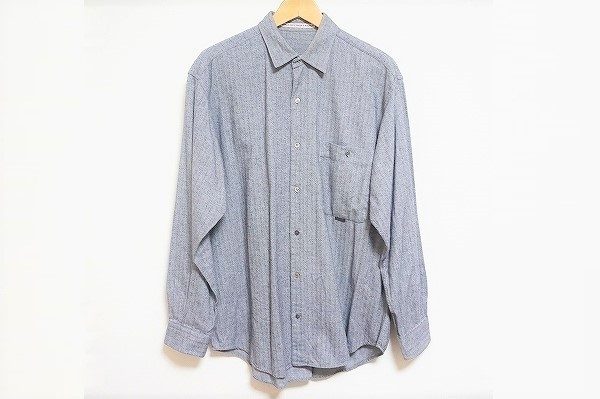 ニュアンスを感じられる素材感が自慢のパパスのシャツを買い取りました