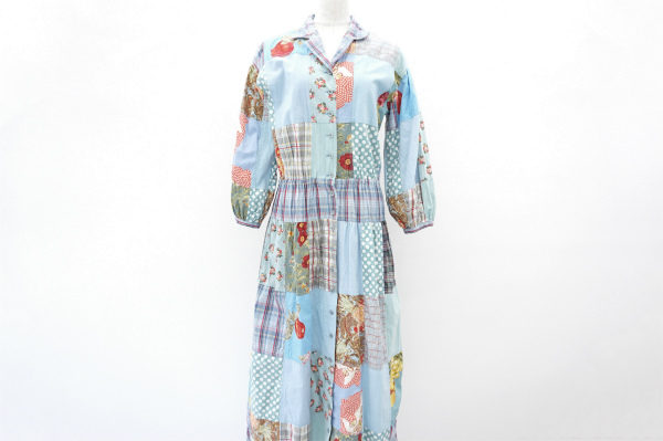 ピンクハウスのパッチワーク風ワンピースを買い取りました