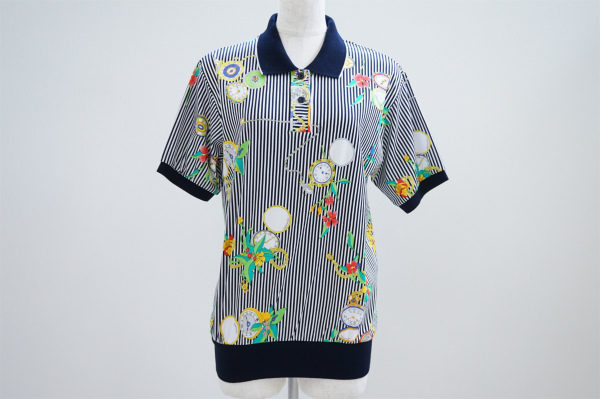 ポップな絵柄が可愛いレオナールのポロシャツを買い取りました