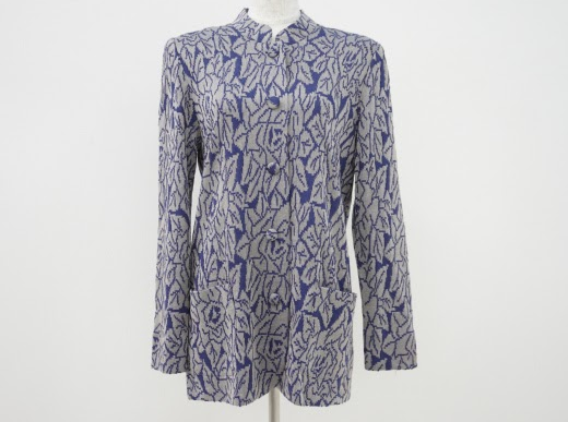 斉藤都世子の花柄ニットジャケットを買取させて頂きました。