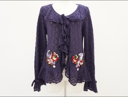 ピンクハウス PINKHOUSEの美品カーディガンを買取させて頂きました。