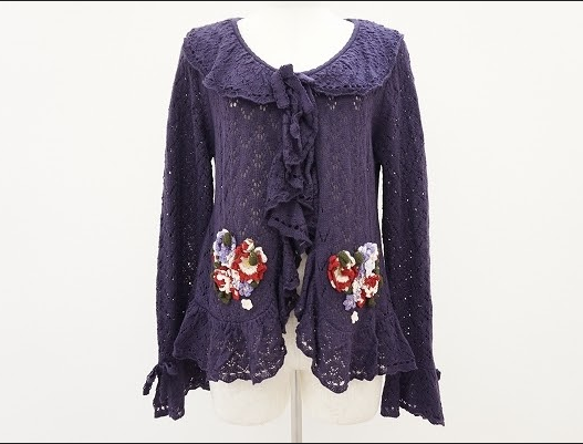 ピンクハウス PINKHOUSEの美品カーディガンを買取させて頂きました。