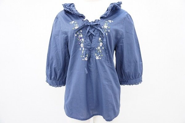 刺繍とフリルがWで可愛いピンクハウスのチュニックを買い取りました