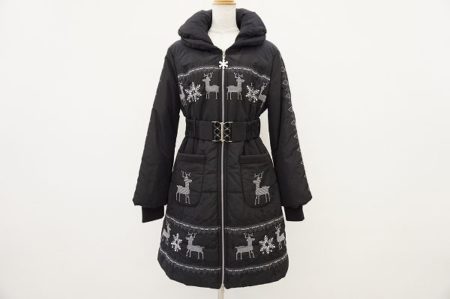 可愛いトナカイ柄！ラパルゲーのキルティングコートを買い取りました