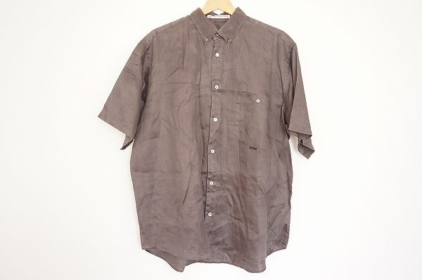 素材感を楽しみたい、パパスのリネンシャツを買取いたしました