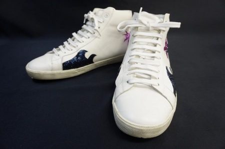 スパンコールが粋なサンローランパリのスニーカーをお譲りいただきました