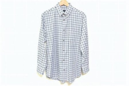 軽快なスタイルづくりにおすすめしたいパパスのチェックシャツを買い取りました