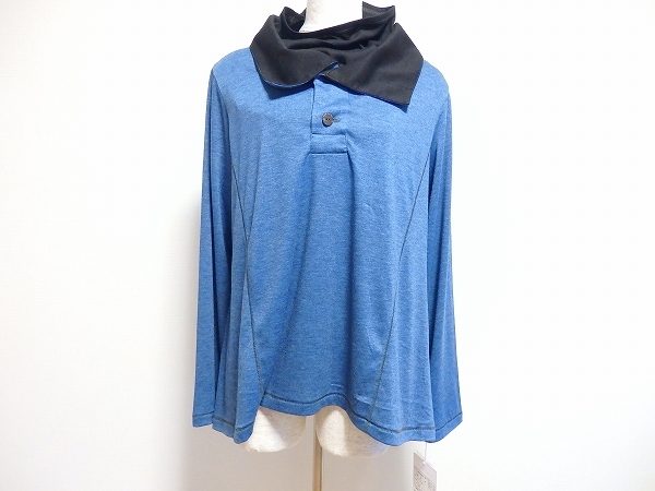 イムセンソユニコのブルー×ブラックのデザイントップスを買い取りました