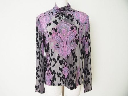 ラインストーンつきの伊太利屋お得意の柄トップスを買い取りました