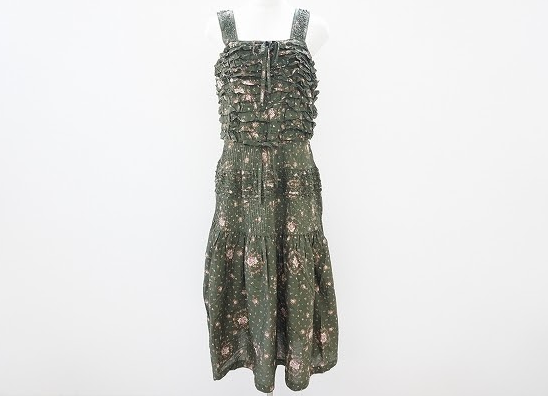 カネコイサオの小花柄フリルワンピースを買取させて頂きました。