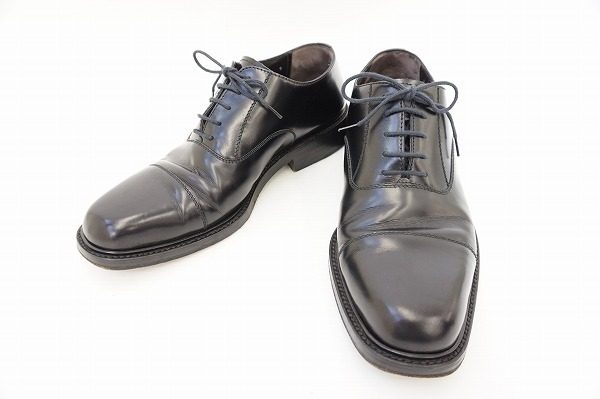 人気のストレートチップ!ジョルジオアルマーニのレザーシューズをお譲りいただきました